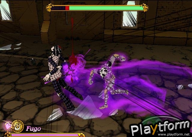 JoJo no Kimyou na Bouken: Ougon no Kaze (PlayStation 2)