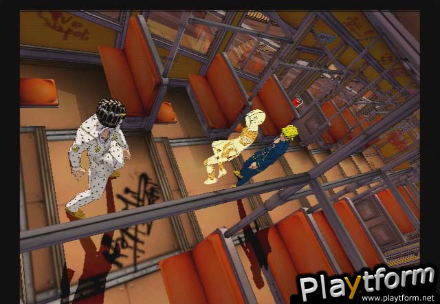 JoJo no Kimyou na Bouken: Ougon no Kaze (PlayStation 2)