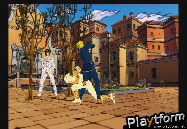 JoJo no Kimyou na Bouken: Ougon no Kaze (PlayStation 2)