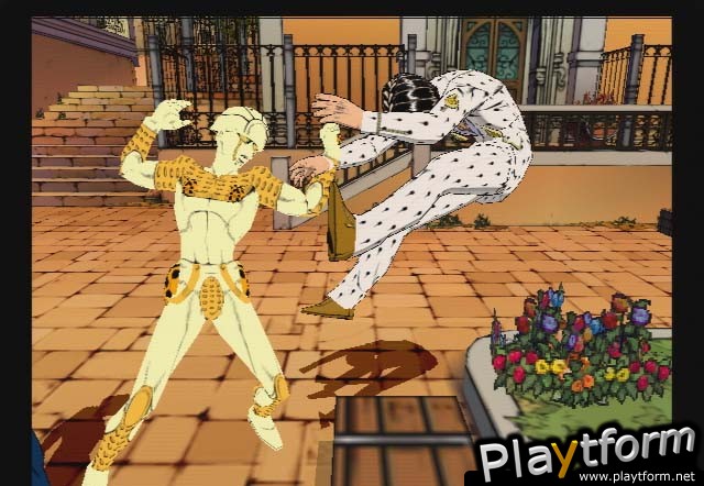 JoJo no Kimyou na Bouken: Ougon no Kaze (PlayStation 2)