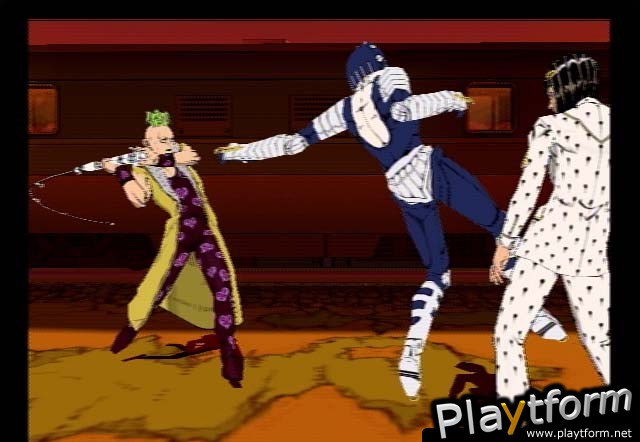 JoJo no Kimyou na Bouken: Ougon no Kaze (PlayStation 2)