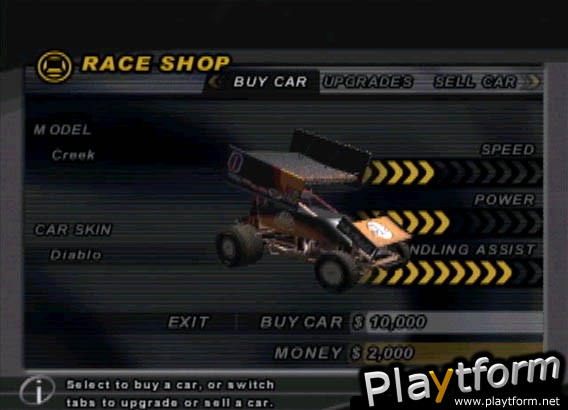 World of Outlaws: Sprint Cars 2002 (PlayStation 2)