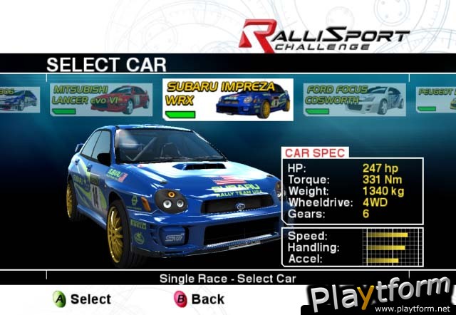 Rallisport Challenge (Xbox)