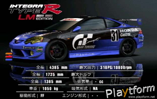 Gran Turismo Concept 2001 Tokyo (PlayStation 2)