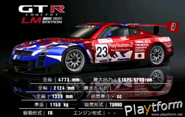 Gran Turismo Concept 2001 Tokyo (PlayStation 2)