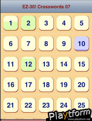 EZ-30! Crosswords 07 (iPhone/iPod)