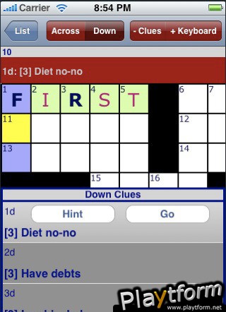 EZ-30! Crosswords 07 (iPhone/iPod)