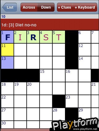 EZ-30! Crosswords 07 (iPhone/iPod)