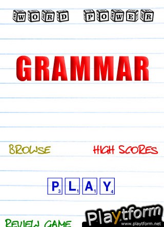 Grammar Quiz (iPhone/iPod)