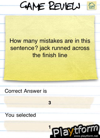 Grammar Quiz (iPhone/iPod)