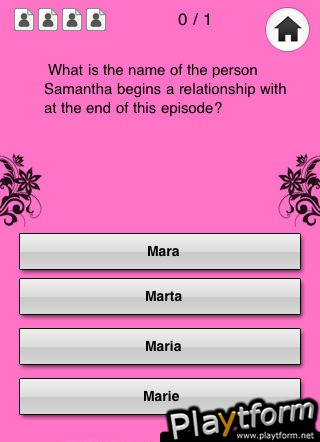 Sex and The City Quiz (iPhone/iPod)