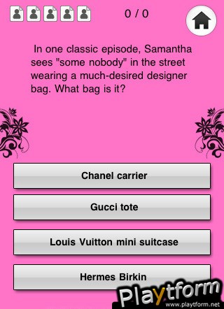 Sex and The City Quiz (iPhone/iPod)