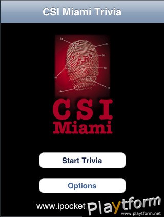 CSI Miami Trivia (iPhone/iPod)