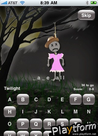 Custom Hangman (iPhone/iPod)