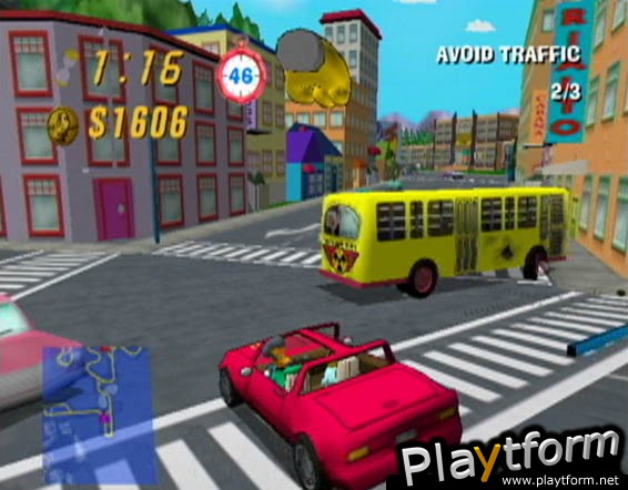 The Simpsons Road Rage (GameCube)