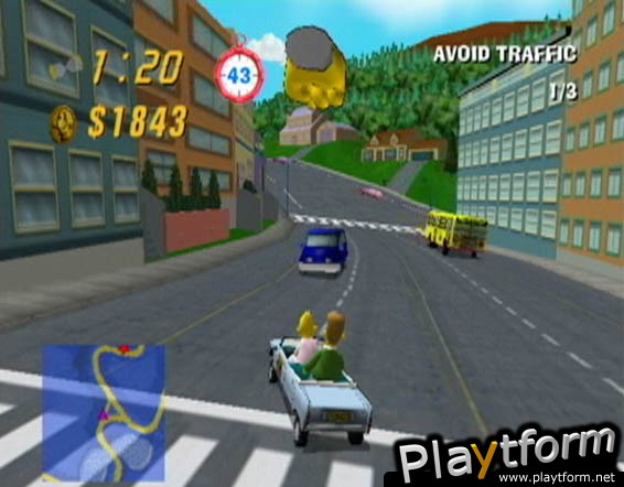 The Simpsons Road Rage (GameCube)