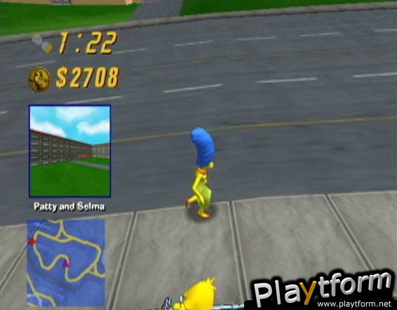 The Simpsons Road Rage (GameCube)