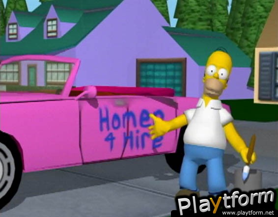 The Simpsons Road Rage (GameCube)