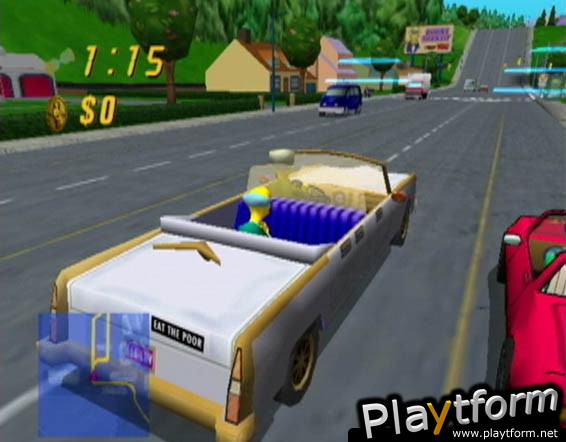 The Simpsons Road Rage (GameCube)