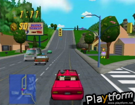 The Simpsons Road Rage (GameCube)