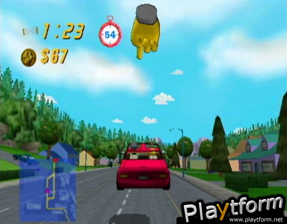 The Simpsons Road Rage (GameCube)