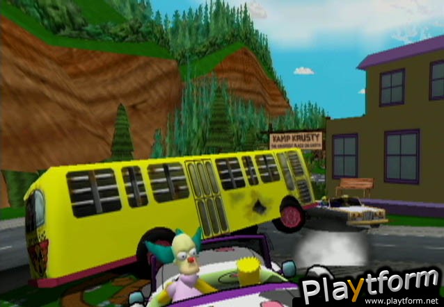 The Simpsons Road Rage (GameCube)