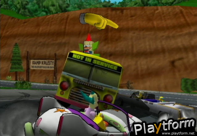 The Simpsons Road Rage (GameCube)