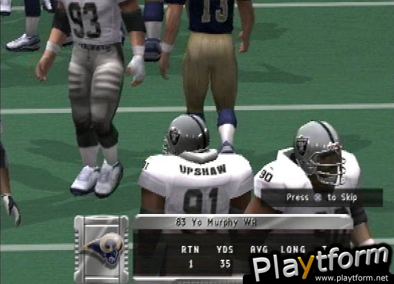 NFL GameDay 2002 (PlayStation 2)