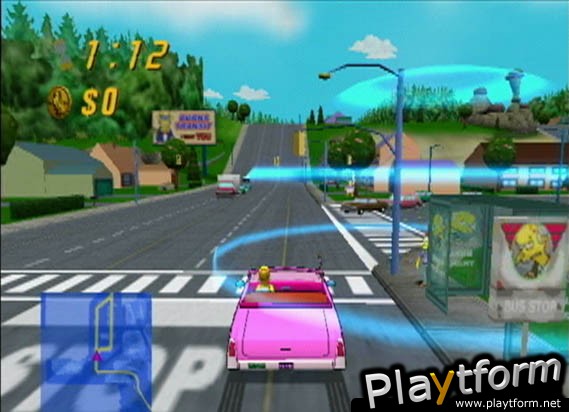 The Simpsons Road Rage (PlayStation 2)