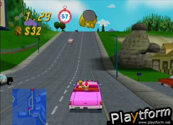 The Simpsons Road Rage (PlayStation 2)