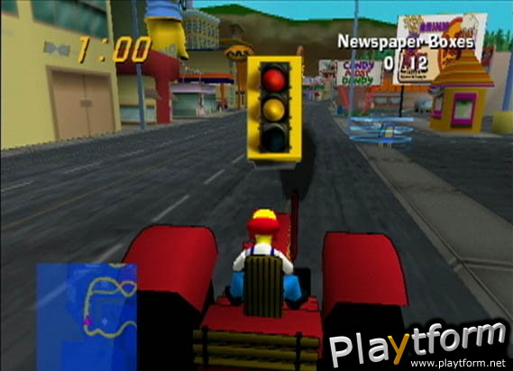 The Simpsons Road Rage (PlayStation 2)