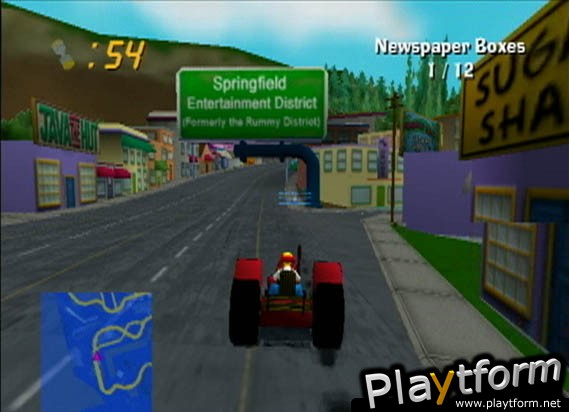 The Simpsons Road Rage (PlayStation 2)