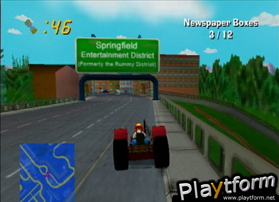 The Simpsons Road Rage (PlayStation 2)