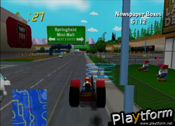 The Simpsons Road Rage (PlayStation 2)