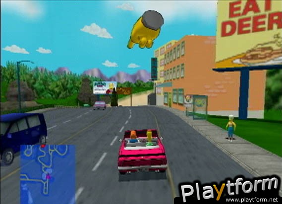 The Simpsons Road Rage (PlayStation 2)