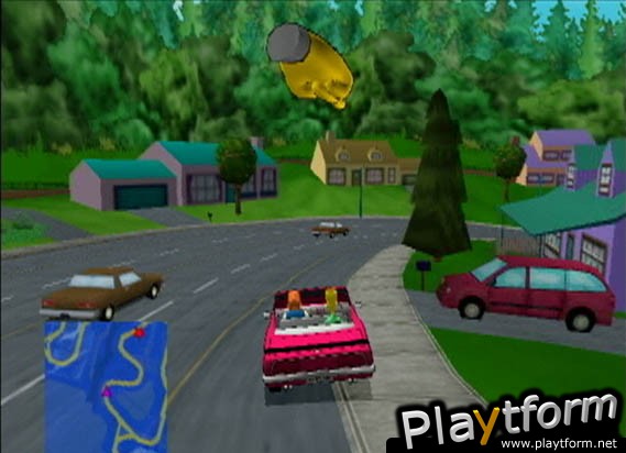 The Simpsons Road Rage (PlayStation 2)