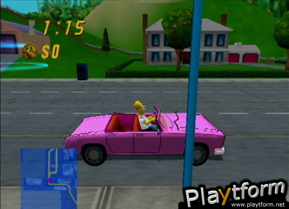 The Simpsons Road Rage (PlayStation 2)