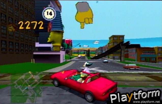 The Simpsons Road Rage (PlayStation 2)