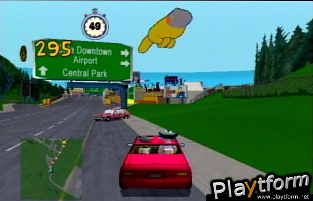 The Simpsons Road Rage (PlayStation 2)