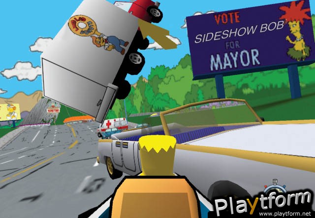 The Simpsons Road Rage (PlayStation 2)