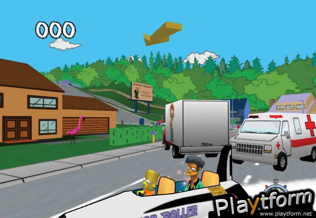 The Simpsons Road Rage (PlayStation 2)