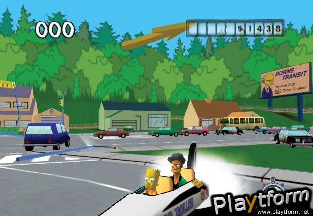 The Simpsons Road Rage (PlayStation 2)