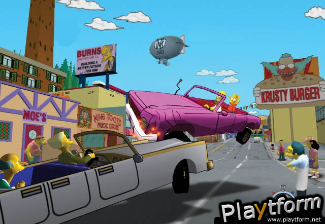 The Simpsons Road Rage (PlayStation 2)