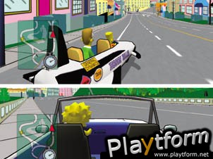 The Simpsons Road Rage (PlayStation 2)