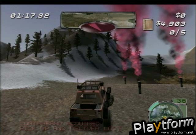 Smuggler's Run 2: Hostile Territory (PlayStation 2)