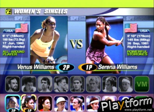 Tennis 2K2 (Dreamcast)