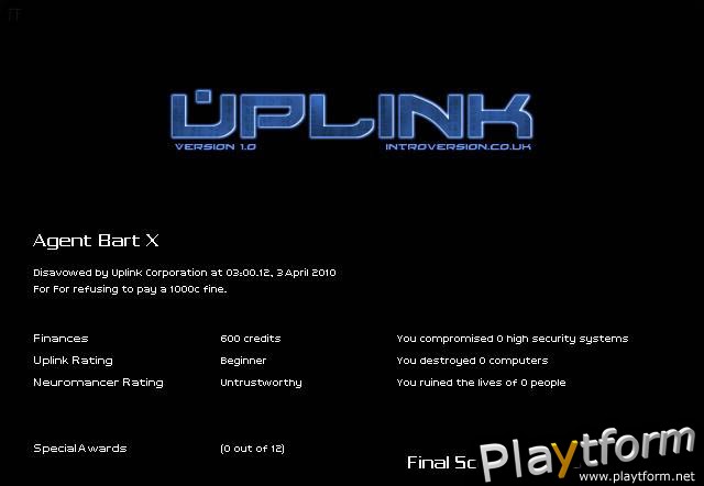 Uplink: Hacker Elite (PC)