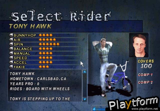 Mat Hoffman's Pro BMX (PC)