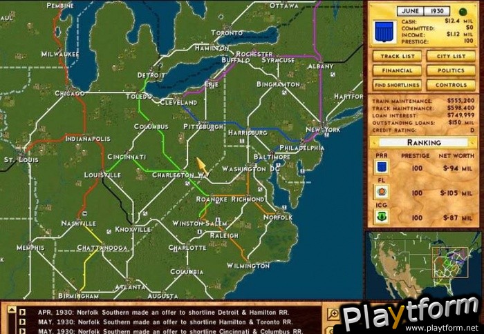 Rails Across America (PC)