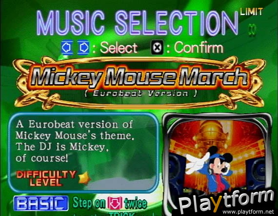 Dance Dance Revolution Disney Mix (PlayStation)